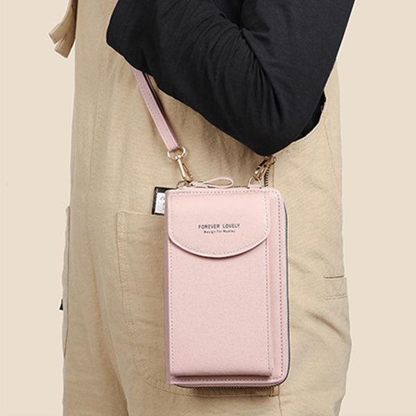 Mobile Phone Crossbody Bags Clutch Large Capacity Long Wallet Shoulder Bag Women - AL MONI EXPRESS