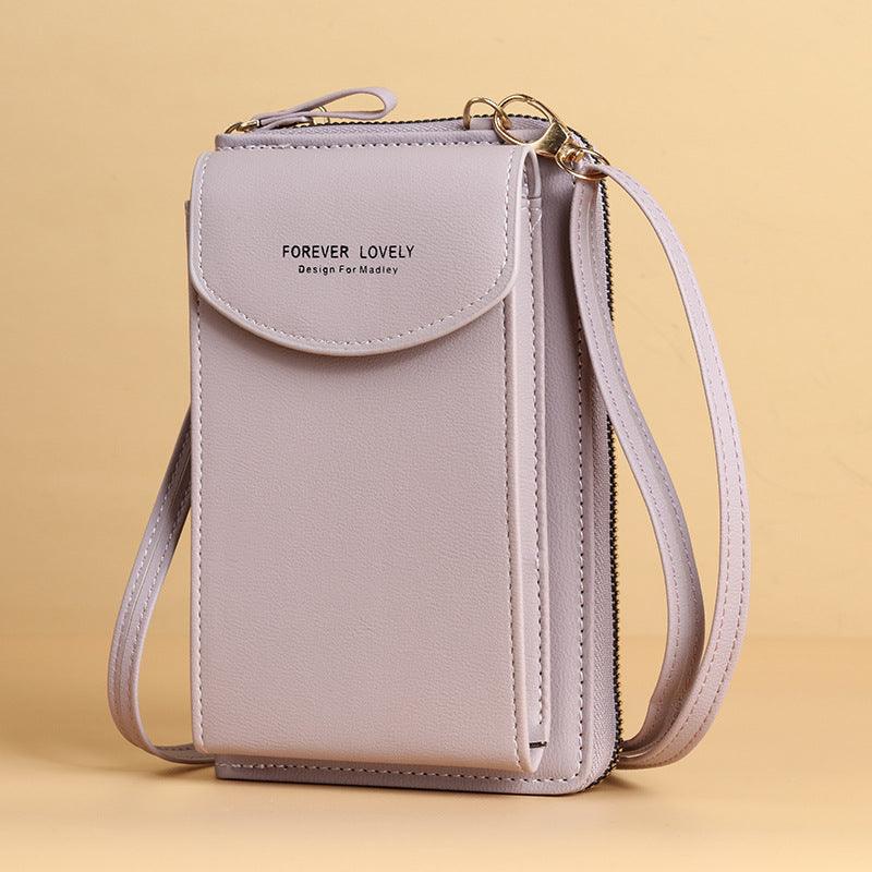 Mobile Phone Crossbody Bags Clutch Large Capacity Long Wallet Shoulder Bag Women - AL MONI EXPRESS