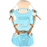 Multifunctional breathable baby carrier ergonomic baby slingshot adjustable belt newborn baby travel strap mother waist back stool - Almoni Express