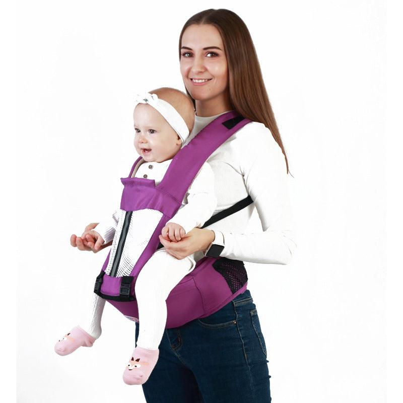 Multifunctional Breathable Double Shoulders Front Hold Baby Carrier - Almoni Express