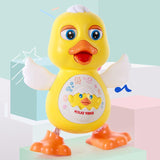 Musical electric swing little yellow duck - Almoni Express