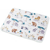 New Baby Breathable And Baby Changing Cotton Cartoon Waterproof Pad - Almoni Express