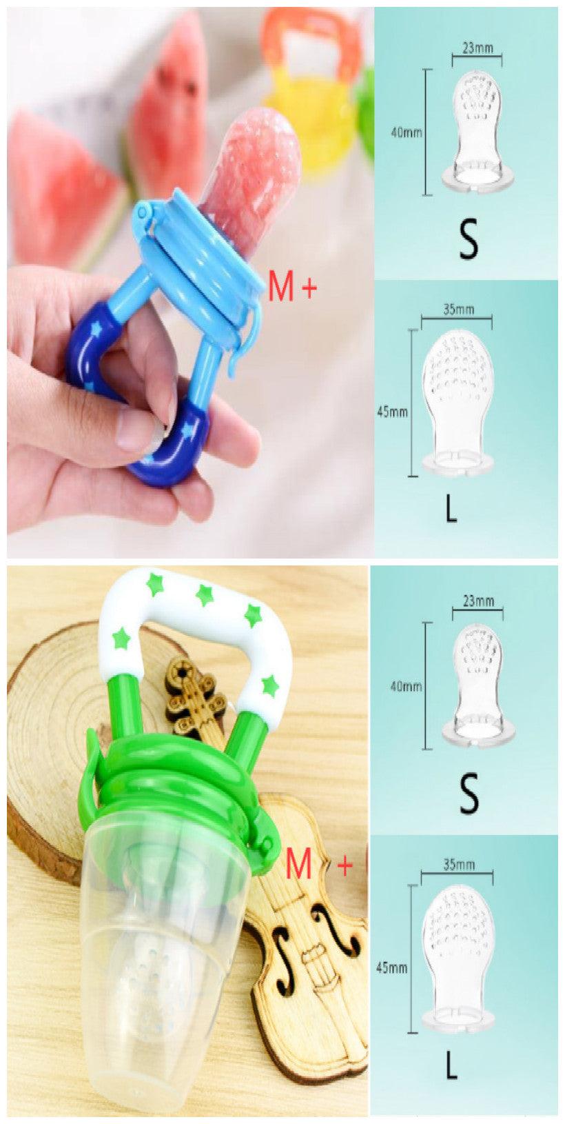 New Baby Silicone Pacifier, Encapsulated To Soothe Complementary Food Feeding Artifact - Almoni Express