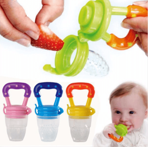 New Baby Silicone Pacifier, Encapsulated To Soothe Complementary Food Feeding Artifact - Almoni Express