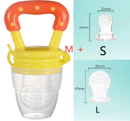 New Baby Silicone Pacifier, Encapsulated To Soothe Complementary Food Feeding Artifact - Almoni Express