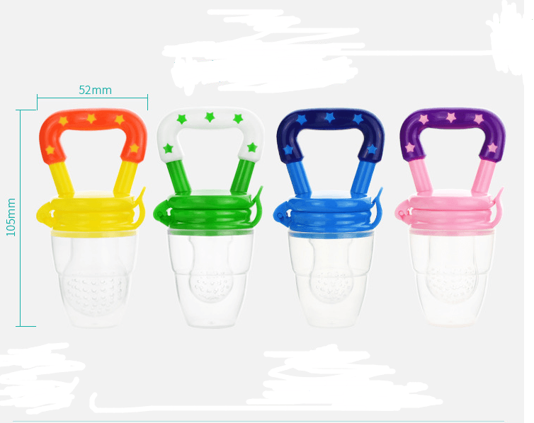 New Baby Silicone Pacifier, Encapsulated To Soothe Complementary Food Feeding Artifact - Almoni Express