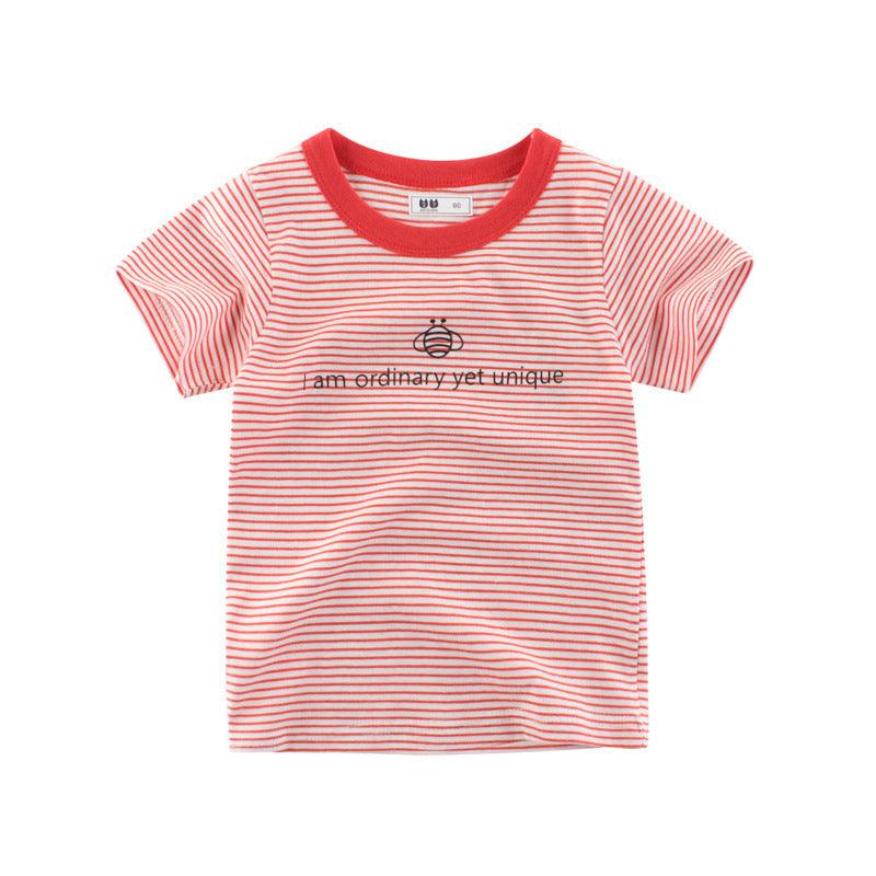 New Boys' Summer Clothes And Children's Baby Tops - Almoni Express