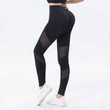 New Hollow Design Gradient Printed Yoga Pants Seamless High Waist Hip Lifting Fitness Leggings For Women Quick Drying Trousers - AL MONI EXPRESS