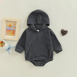 New Infant And Toddler Thin Pit Strip Long-sleeved Hooded Harness Crawling Clothes - Almoni Express