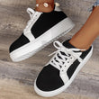 New Lace-up Flats Women Walking Sports Skateboard Shoes Retro Fashion Casual Sneakers - AL MONI EXPRESS