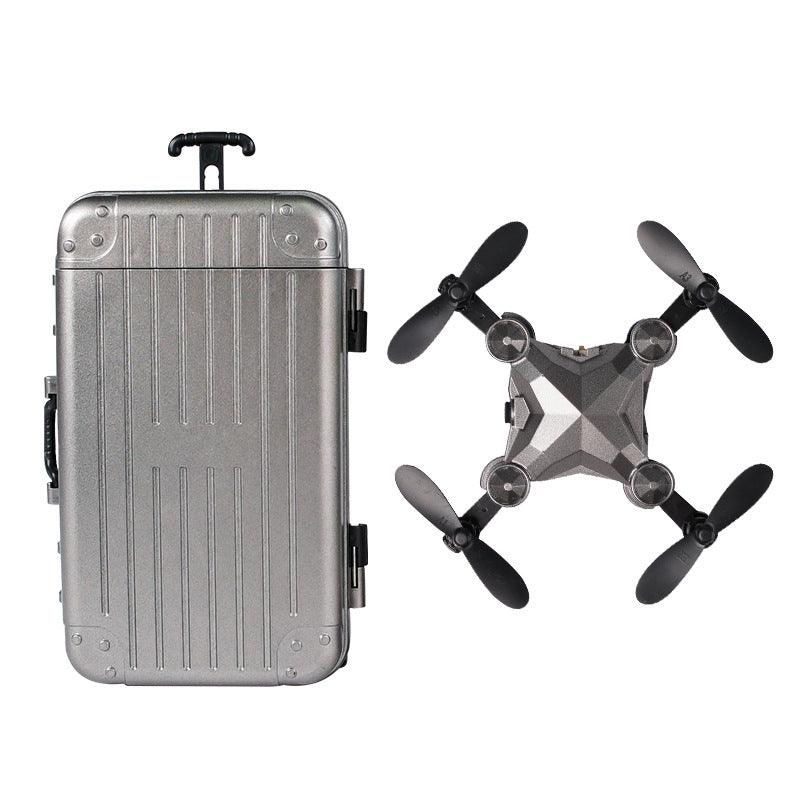 New Luggage Box Storage Box Folding Mini UAV Aerial Photography Remote Control Four Axis Children's Toys Drone - Almoni Express