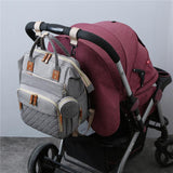 New Mommy Backpack Can Hang Baby Stroller Baby Bag Folding Crib Mommy Bag - Almoni Express