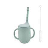 New Product Silicone Baby Drinking Cup With Straw Leak-proof And Drop-proof - Almoni Express