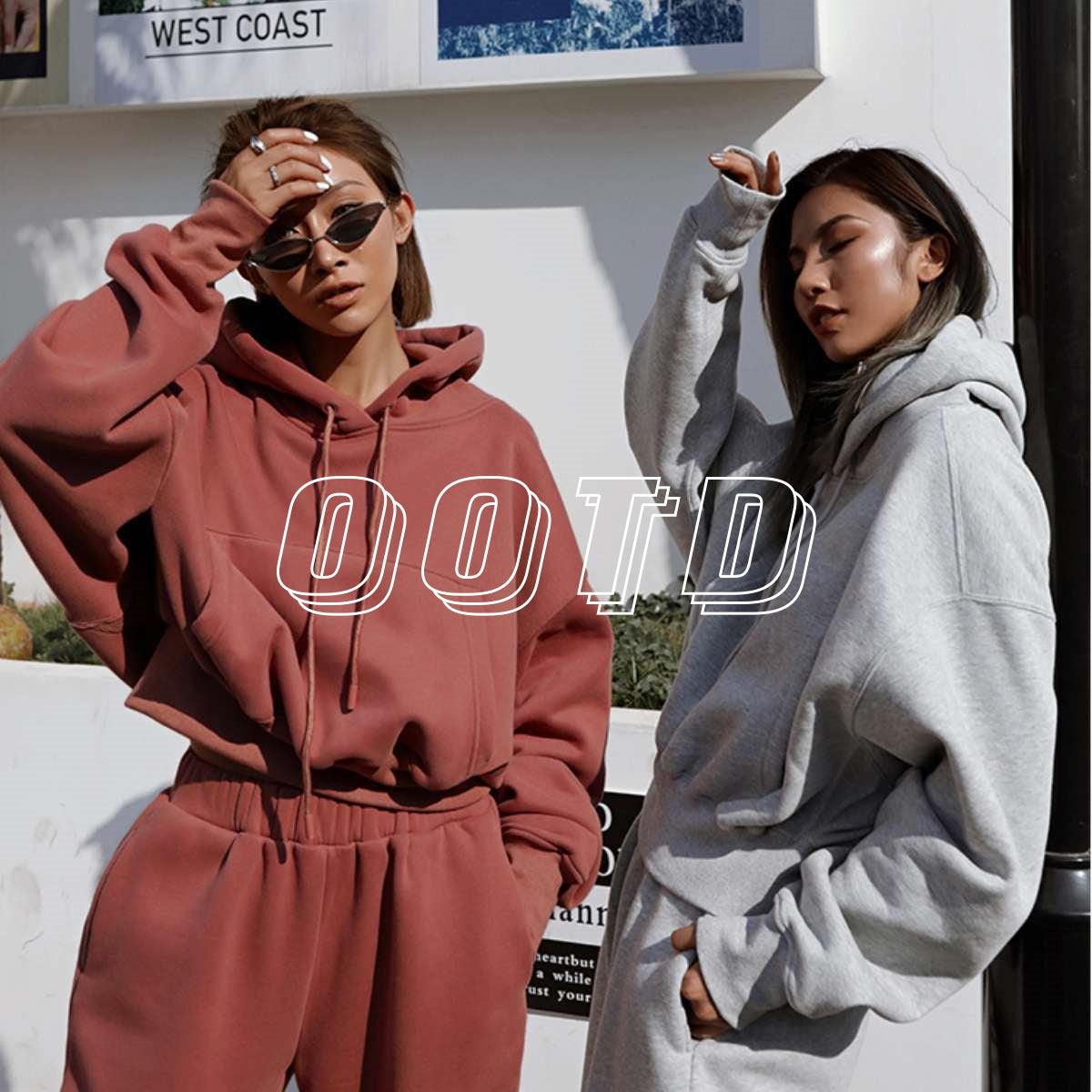 New Style Autumn And Winter Women's New Casual Hoodie Coat Sports Suit - AL MONI EXPRESS