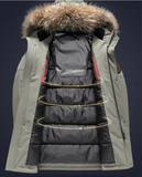 New Style Down Jacket Trench Coat - AL MONI EXPRESS