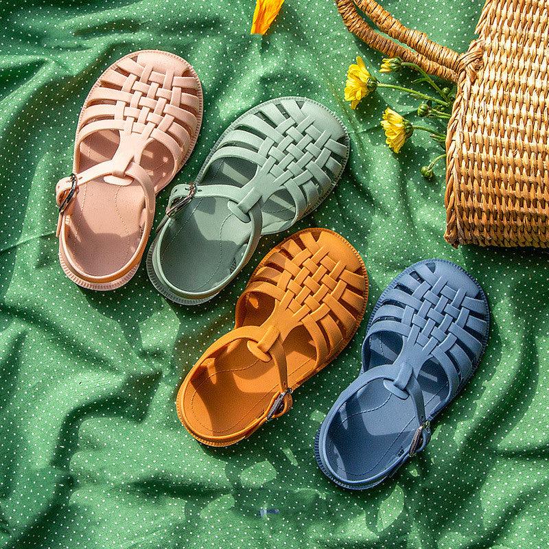 New Summer Children's Princess Children's Soft-Soled Baby Baotou Princess Shoes - Almoni Express