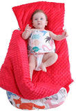 Newborn Baby Blanket Warm Fleece Stroller Cover Quilt - Almoni Express