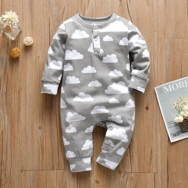 Newborn Baby Boys Girls Romper Jumpsuit Infant Kids Clothes - Almoni Express