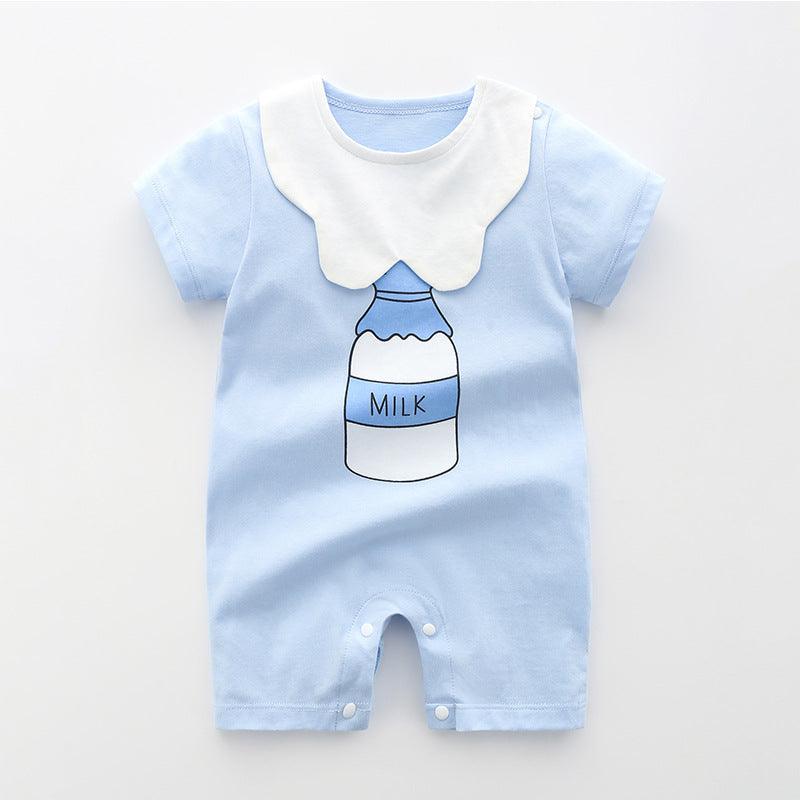 Newborn Baby Clothes Summer Romper Pajamas - Almoni Express