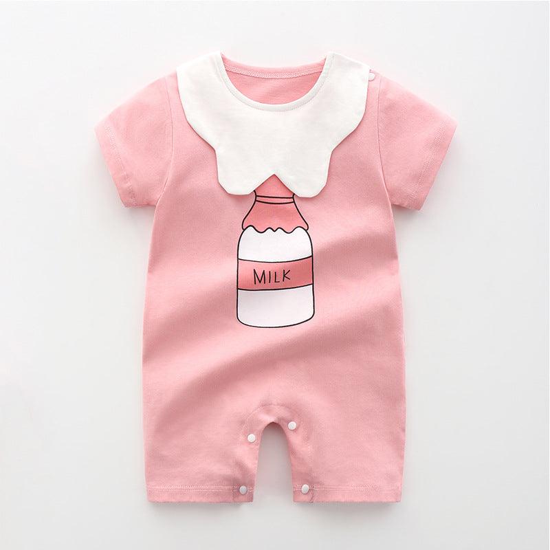 Newborn Baby Clothes Summer Romper Pajamas - Almoni Express