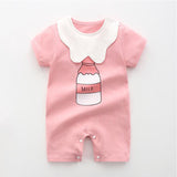 Newborn Baby Clothes Summer Romper Pajamas - Almoni Express