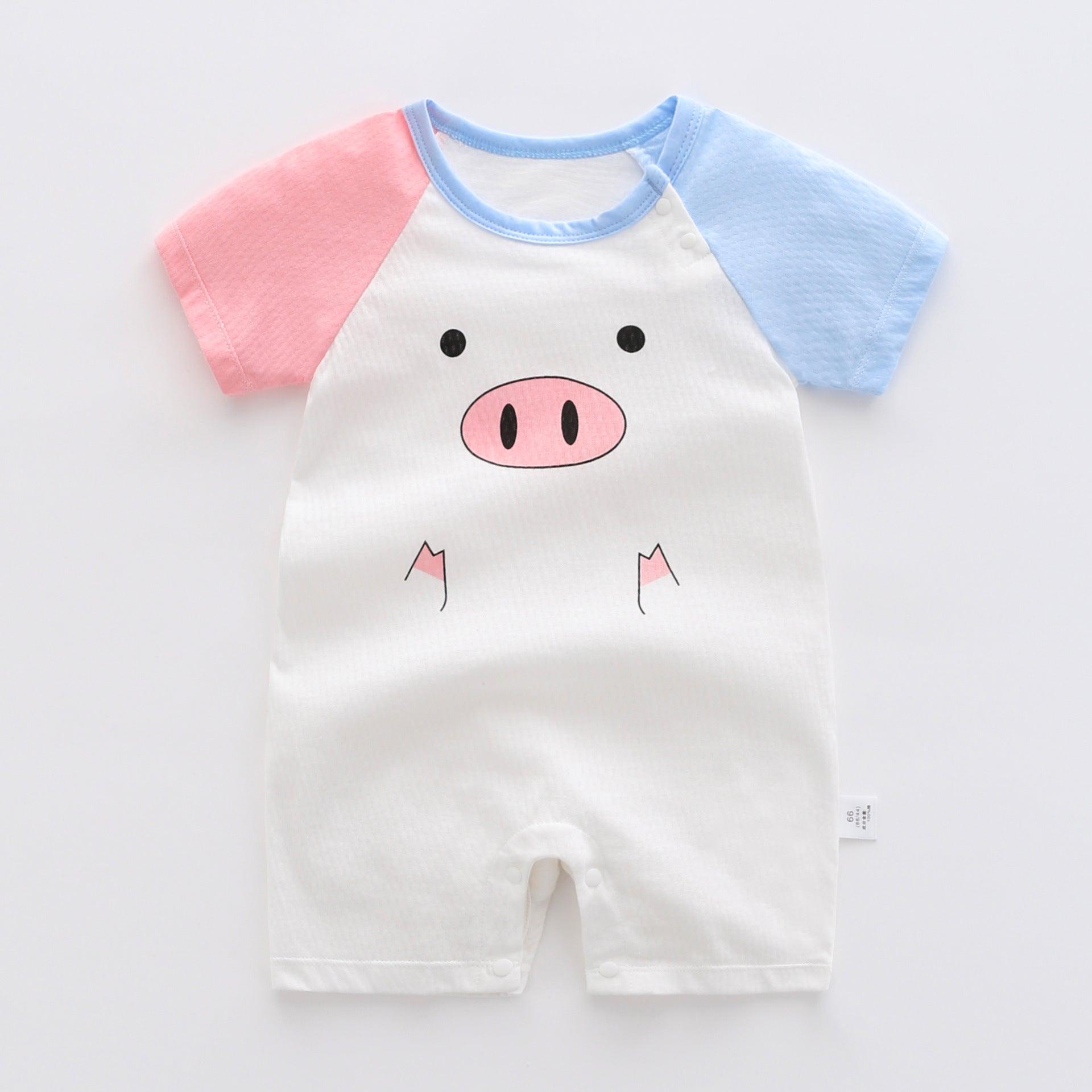 Newborn Baby Clothes Summer Romper Pajamas - Almoni Express