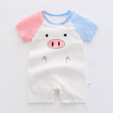 Newborn Baby Clothes Summer Romper Pajamas - Almoni Express