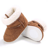 Newborn Baby Girls First Walkers Shoes Infant Toddler Soft Rubber Soled Anti-slip Boots Booties - Almoni Express