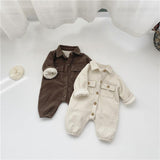 One-Piece Outing Clothes Baby Light Casual Romper Jacket - Almoni Express