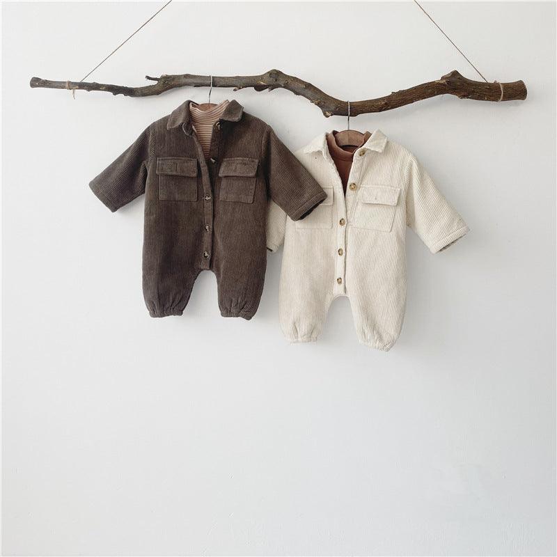 One-Piece Outing Clothes Baby Light Casual Romper Jacket - Almoni Express