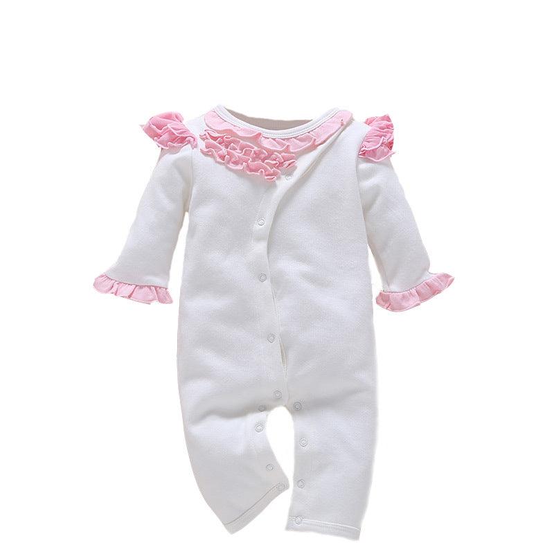 one-year-old baby wears newborn baby clothing romper jumpsuit - Almoni Express