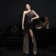 Party Evening Dress Sexy Long Section Was Thin Toast Bride - Almoni Express