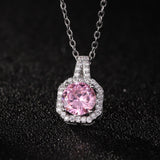 Perfume Bottle Pendant Necklace Women's Full Diamond - AL MONI EXPRESS