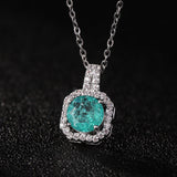 Perfume Bottle Pendant Necklace Women's Full Diamond - AL MONI EXPRESS