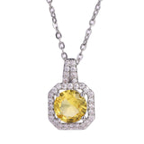 Perfume Bottle Pendant Necklace Women's Full Diamond - AL MONI EXPRESS