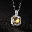 Perfume Bottle Pendant Necklace Women's Full Diamond - AL MONI EXPRESS