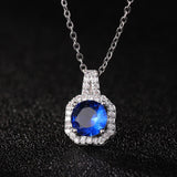 Perfume Bottle Pendant Necklace Women's Full Diamond - AL MONI EXPRESS