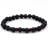 Personality Men's Black Volcanic Stone Bracelet - AL MONI EXPRESS