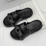 Personalized Skull Design Halloween Slippers Bathroom Indoor Outdoor Funny Slides Beach Shoes - AL MONI EXPRESS