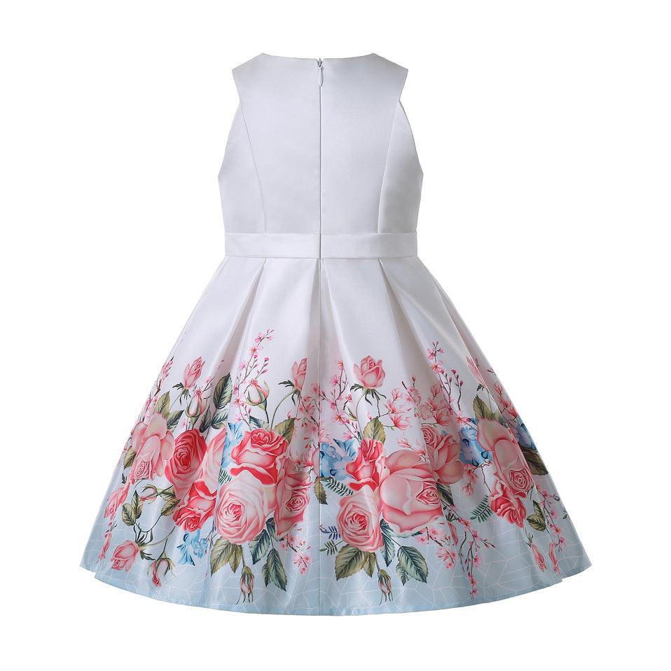 Pettigirl Flower Little Girl Party Dresses Girly Valentine - Almoni Express