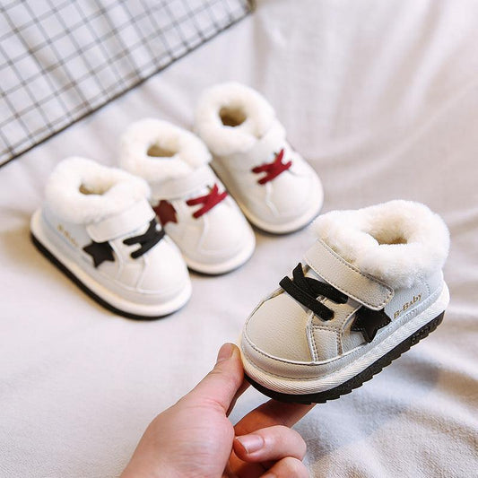 Plush padded baby shoes - Almoni Express