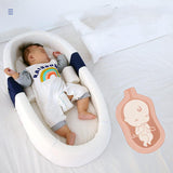 Portable Crib Nest Folding Movable Newborn Cushion Bed Anti-pressure Protection - Almoni Express