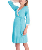 Pregnant Women Nightdress Maternity Sleepwear - Almoni Express