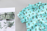 Printed boy shirt cactus top - Almoni Express