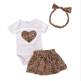 Printed Love Romper Children's clothing - Almoni Express