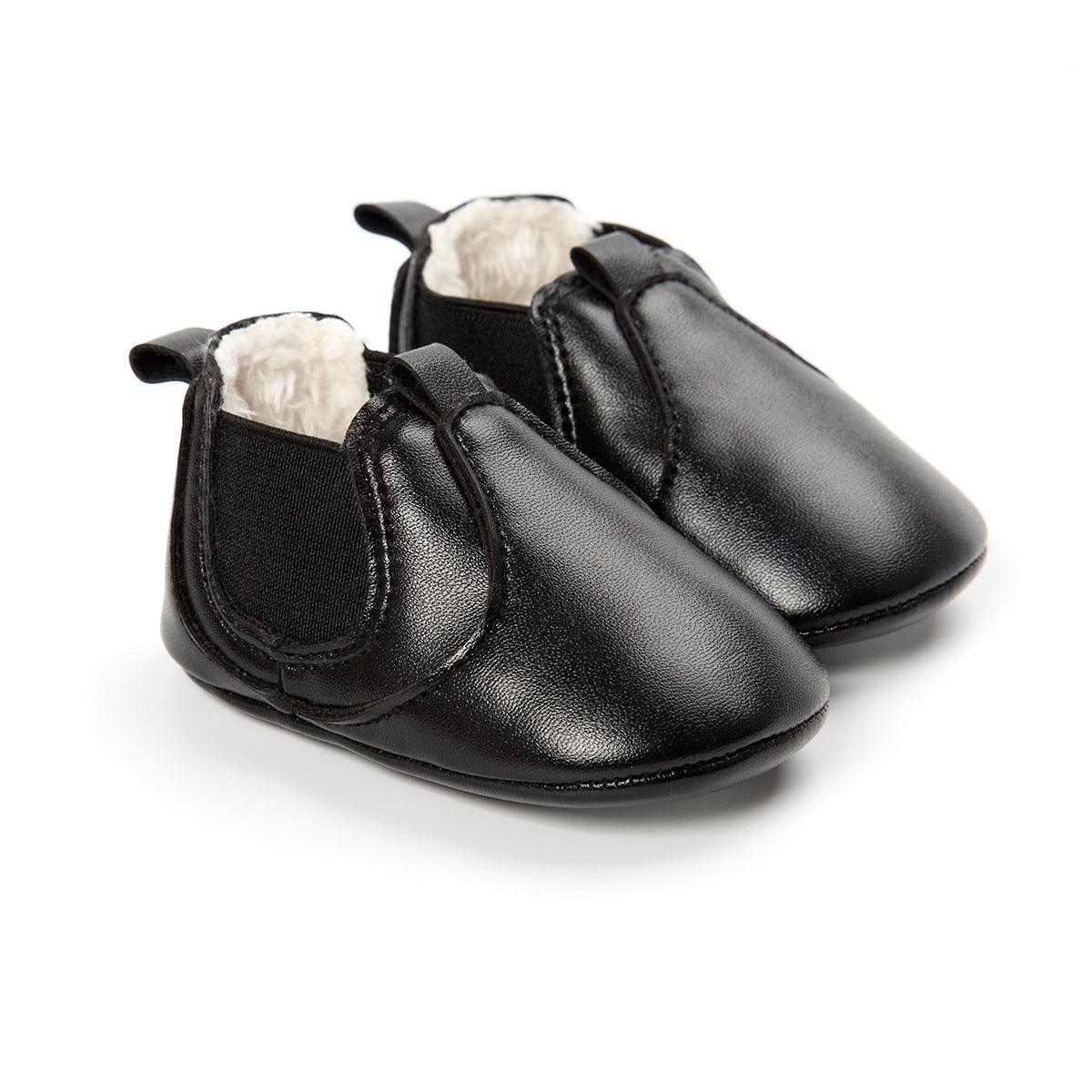 PU Leather Shoes Newborn Baby Walker Sneakers Shoes - Almoni Express