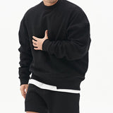 Pullover Round Neck Sweater Loose Men Clothes - AL MONI EXPRESS