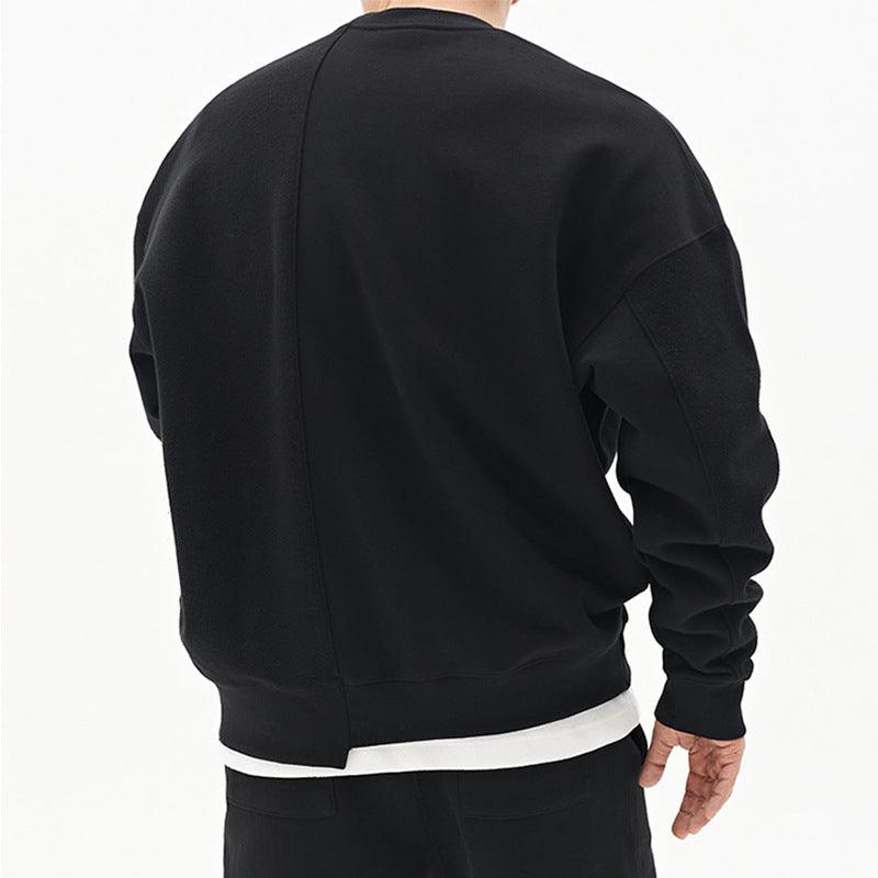 Pullover Round Neck Sweater Loose Men Clothes - AL MONI EXPRESS