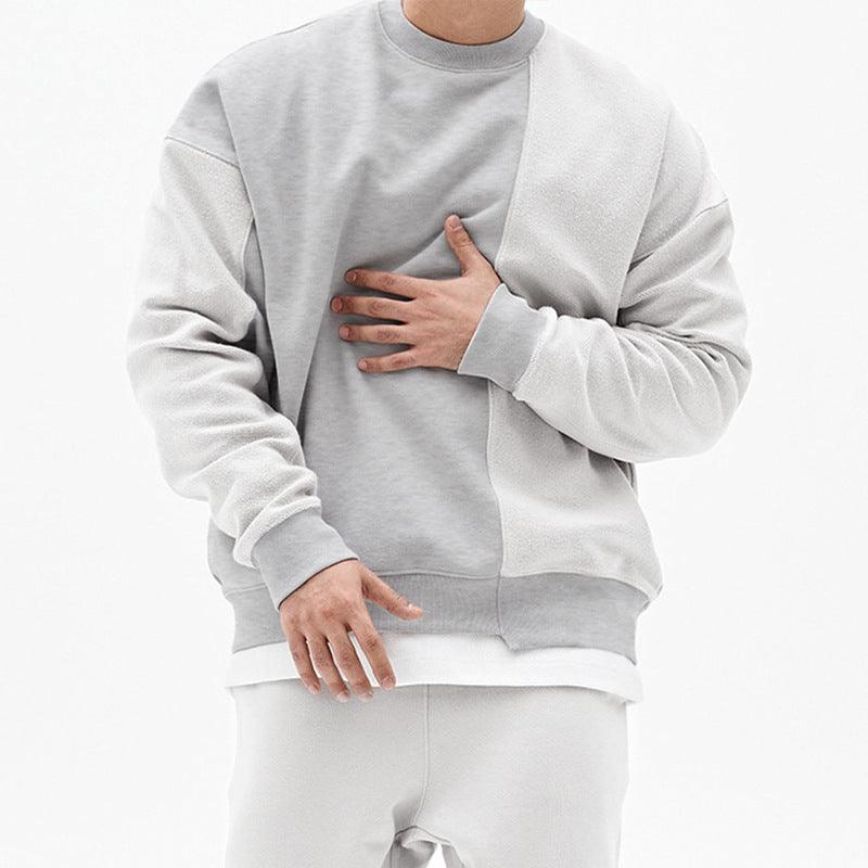 Pullover Round Neck Sweater Loose Men Clothes - AL MONI EXPRESS