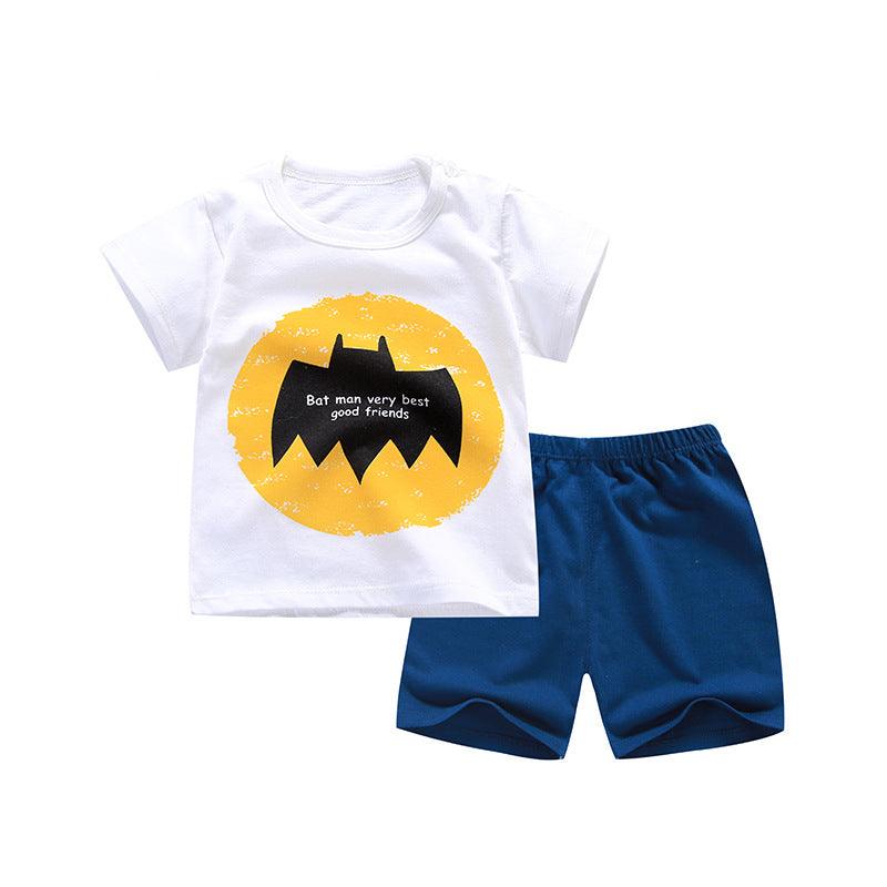 Pure Cotton Boys Korean Baby Clothes Wholesale New T-shirt Girls Kids Clothes - Almoni Express